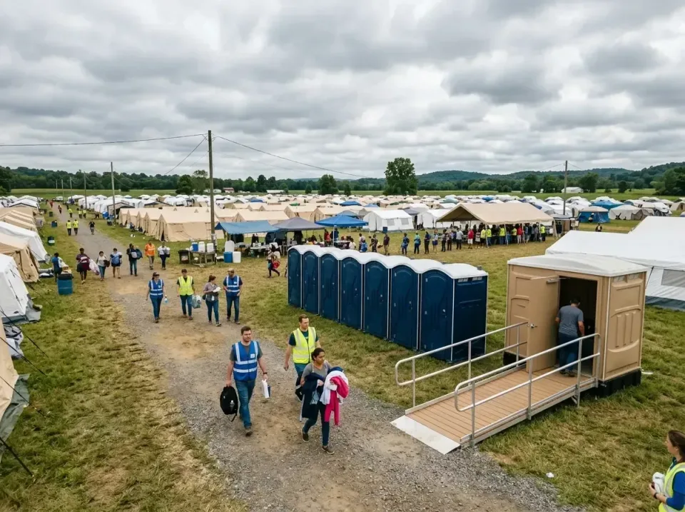disaster-relief-camp-restrooms-010 — frequently asked questions, Dumpster & Portable Bathrooms Rental in South Point, OH
